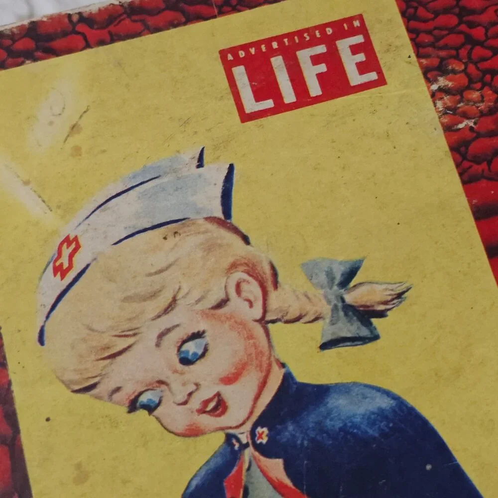 Vintage 1950s Hasbro Dolly's Nurse Kit NO. 1730 Incomplete Advertised in LIFE